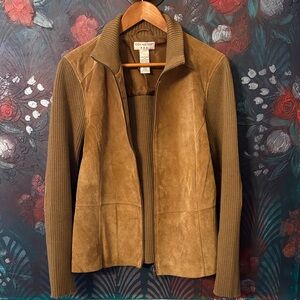 Covington Tan Suede Women's Jacket